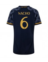 Real Madrid Nacho #6 Vieraspaita Naisten 2023-24 Lyhythihainen